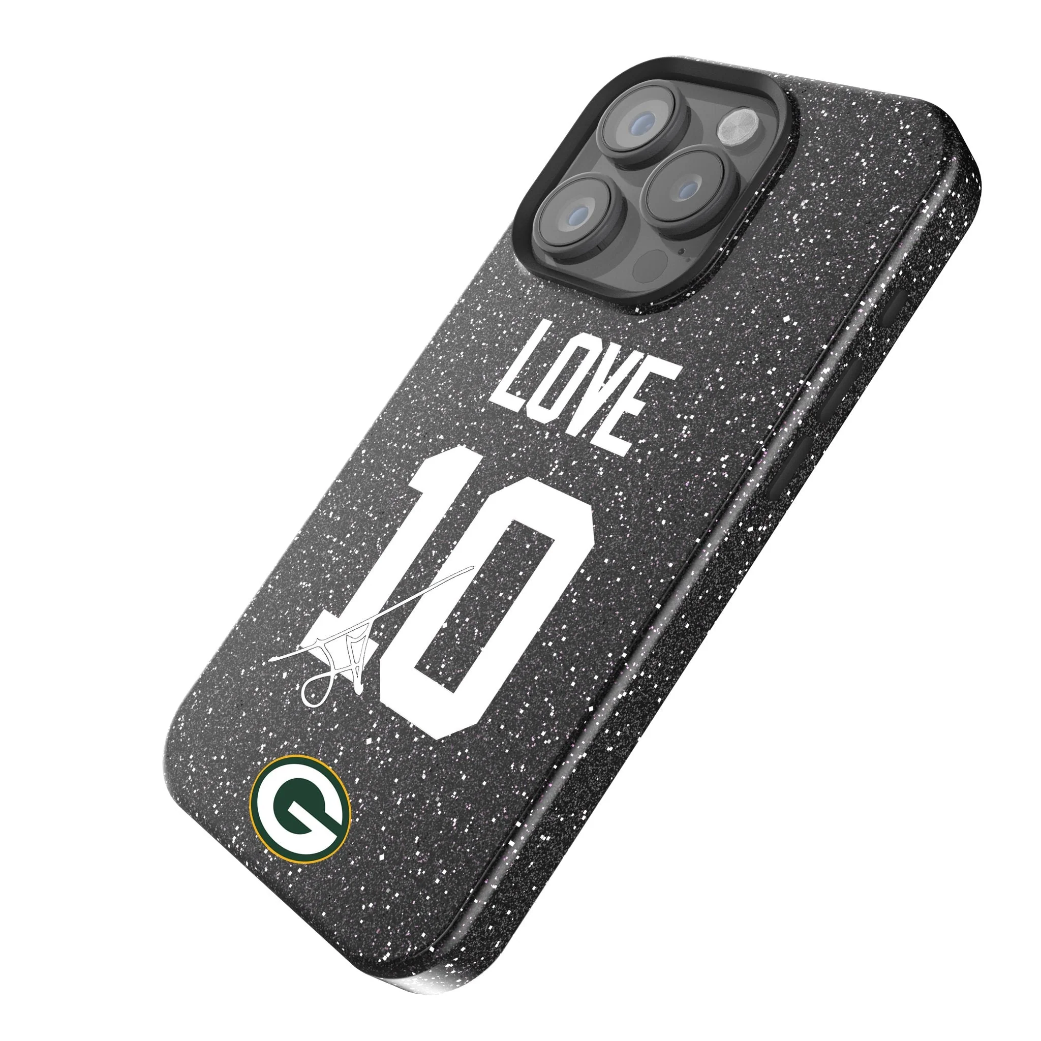 Jordan Love Green Bay Packers 10 Ready Bling Phone Case - Image 2