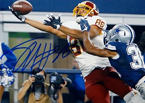 Jordan Reed Autographed Washington 8x10 Catch Against Cowboys Photo- JSA W Auth - Image 2