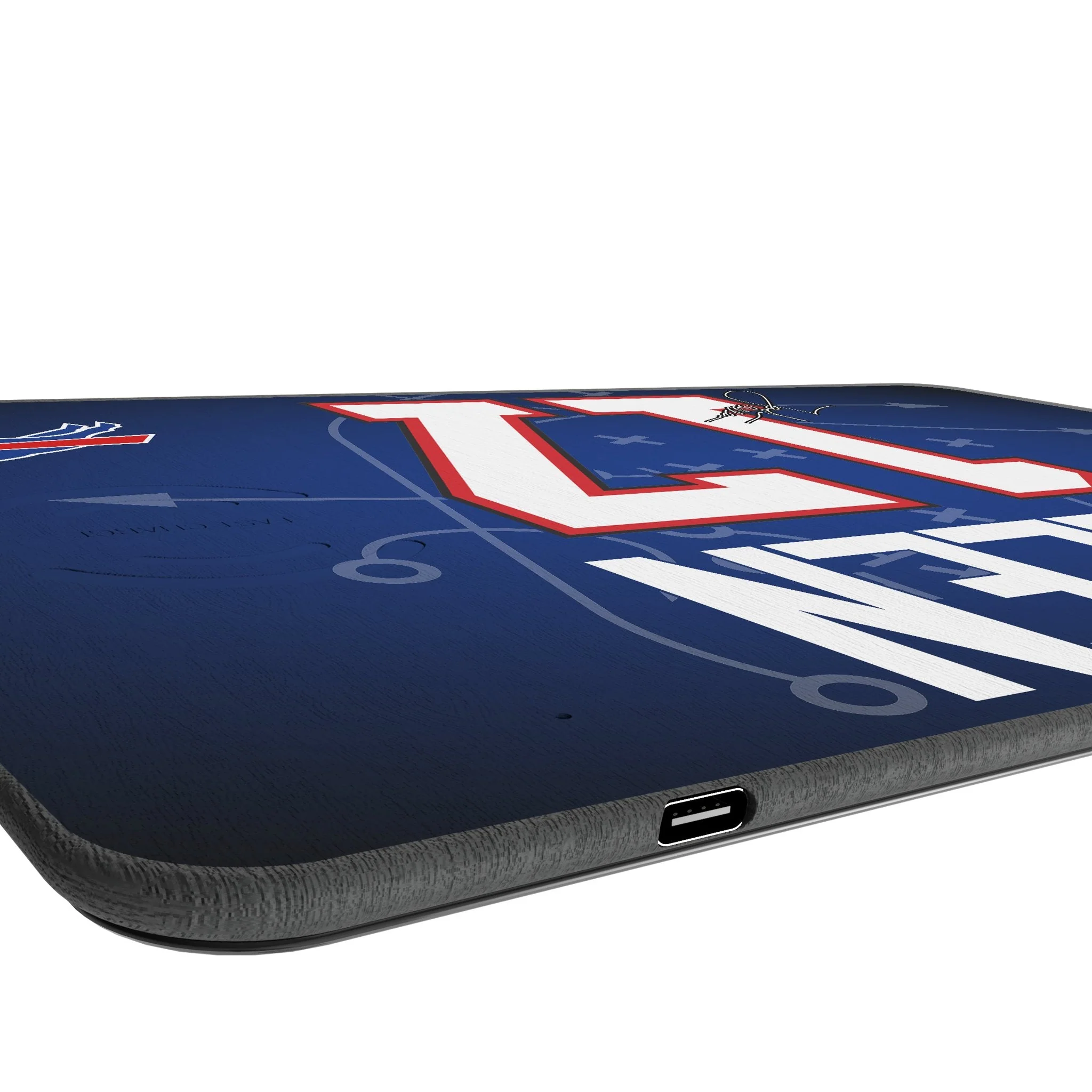Josh Allen Buffalo Bills 17 Game Tactic 15-Watt Wireless Charger and Mouse Pad - Image 3