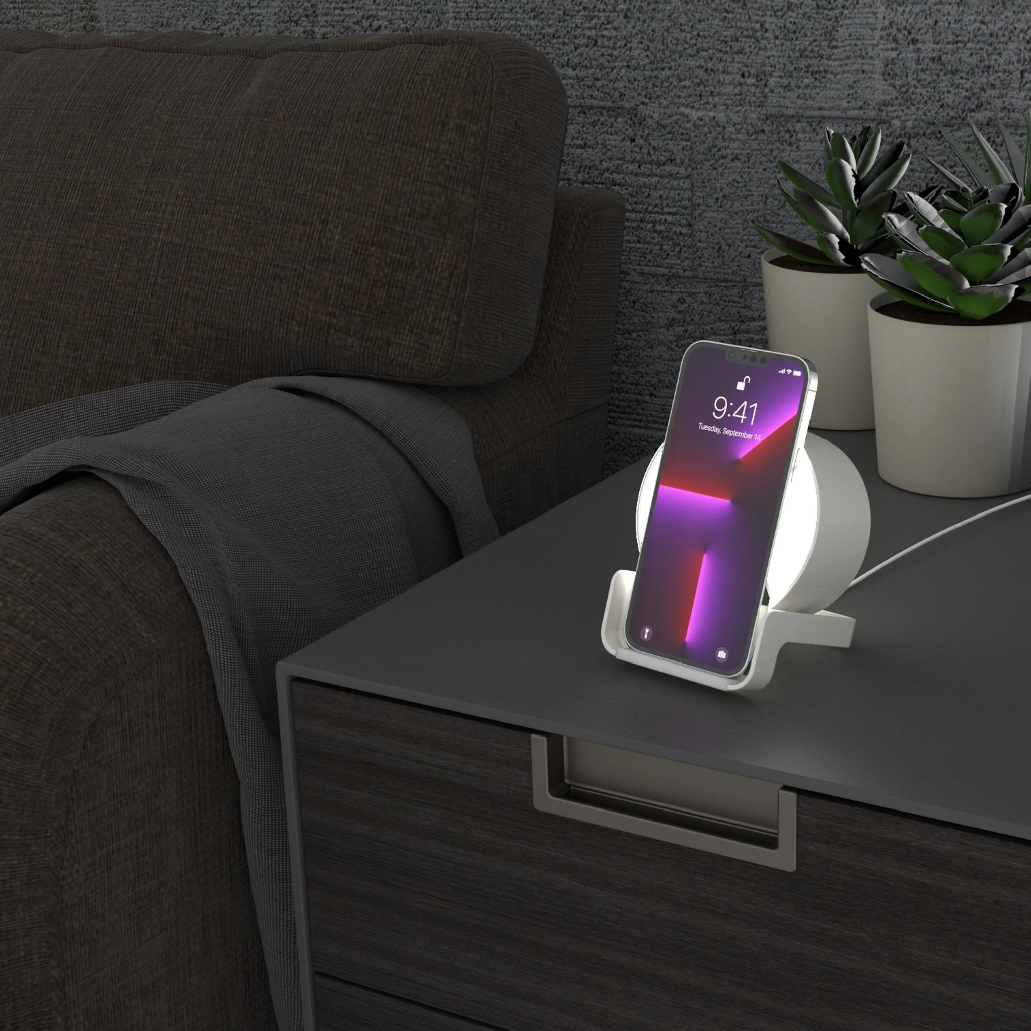 Josh Allen Buffalo Bills 17 Ready Night Light Charger and Bluetooth Speaker - Image 3