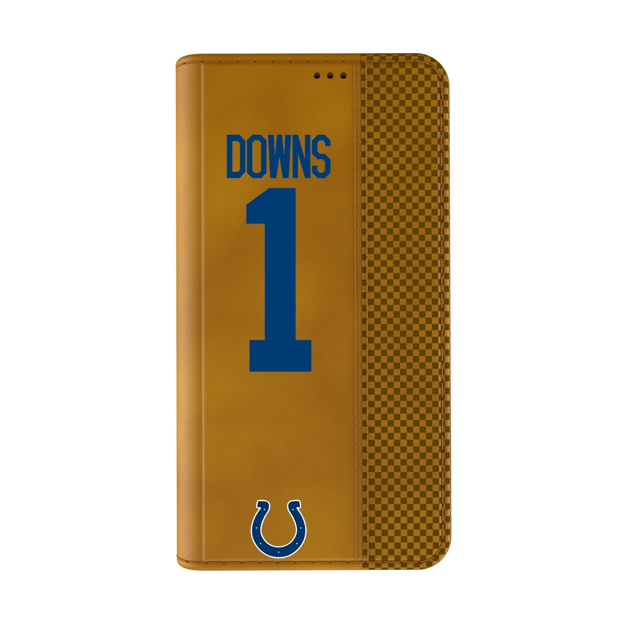 Josh Downs Indianapolis Colts 1 Game Tactic Folio Phone Case for Apple iPhone - Image 2