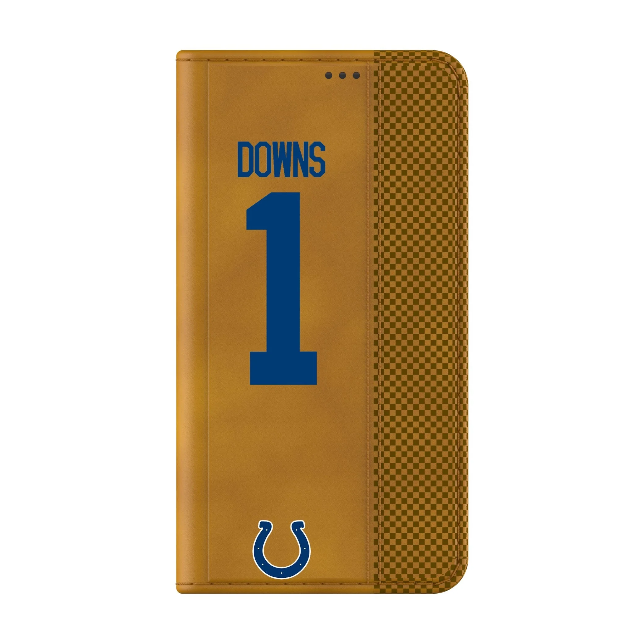 Josh Downs Indianapolis Colts 1 Game Tactic Folio Phone Case for Samsung Galaxy - Image 2