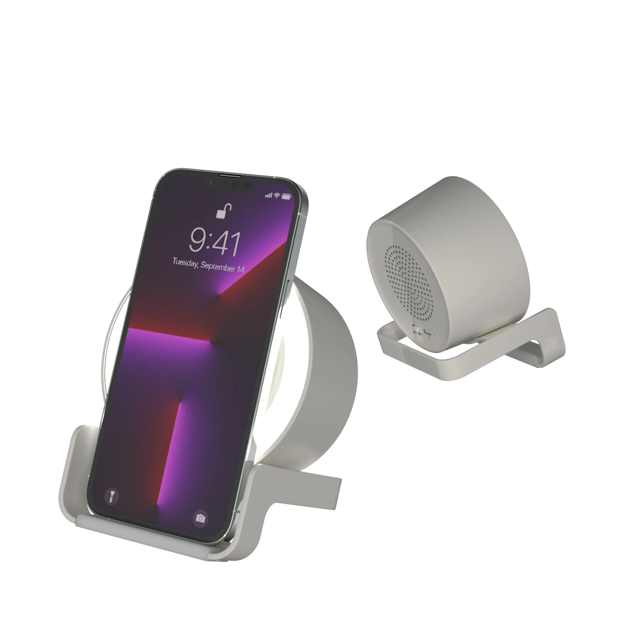 Josh Downs Indianapolis Colts 1 Ready Night Light Charger and Bluetooth Speaker - Image 2