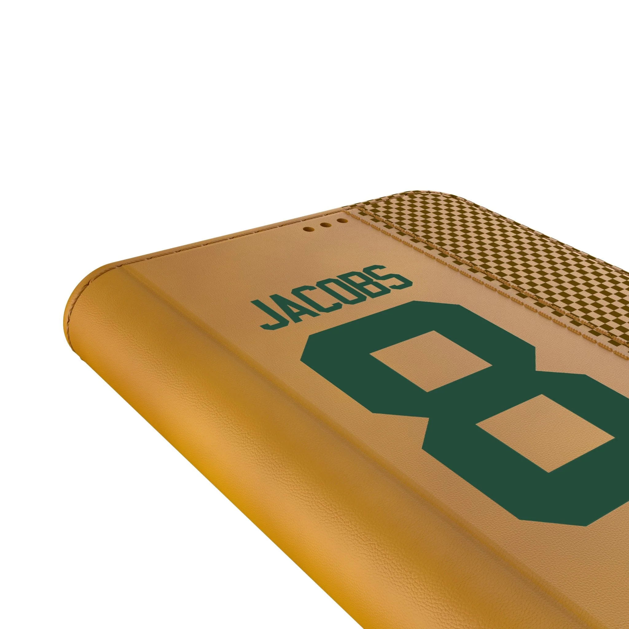 Josh Jacobs Green Bay Packers 8 Game Tactic Folio Phone Case for Samsung Galaxy - Image 5