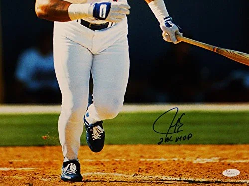 Juan Gonzalez Autographed 16x20 Texas Rangers Vertical Photo W/2 AL MVP-JSA Auth - Image 2
