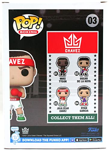 Julio Cesar Chavez Autographed Funko Pop Figurine #03- JSA W Red - Image 2