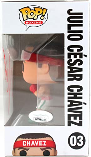 Julio Cesar Chavez Autographed Funko Pop Figurine #03- JSA W Red - Image 4