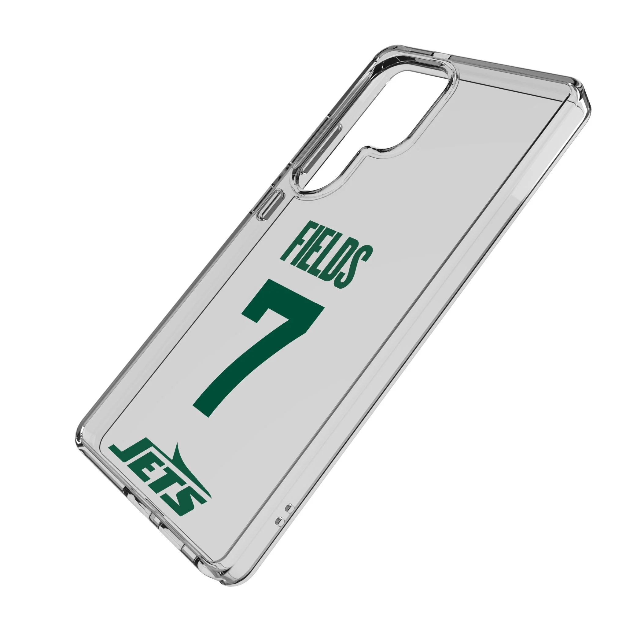 Justin Fields New York Jets 7 Game Tactic Clear Phone Case for Samsung Galaxy - Image 2