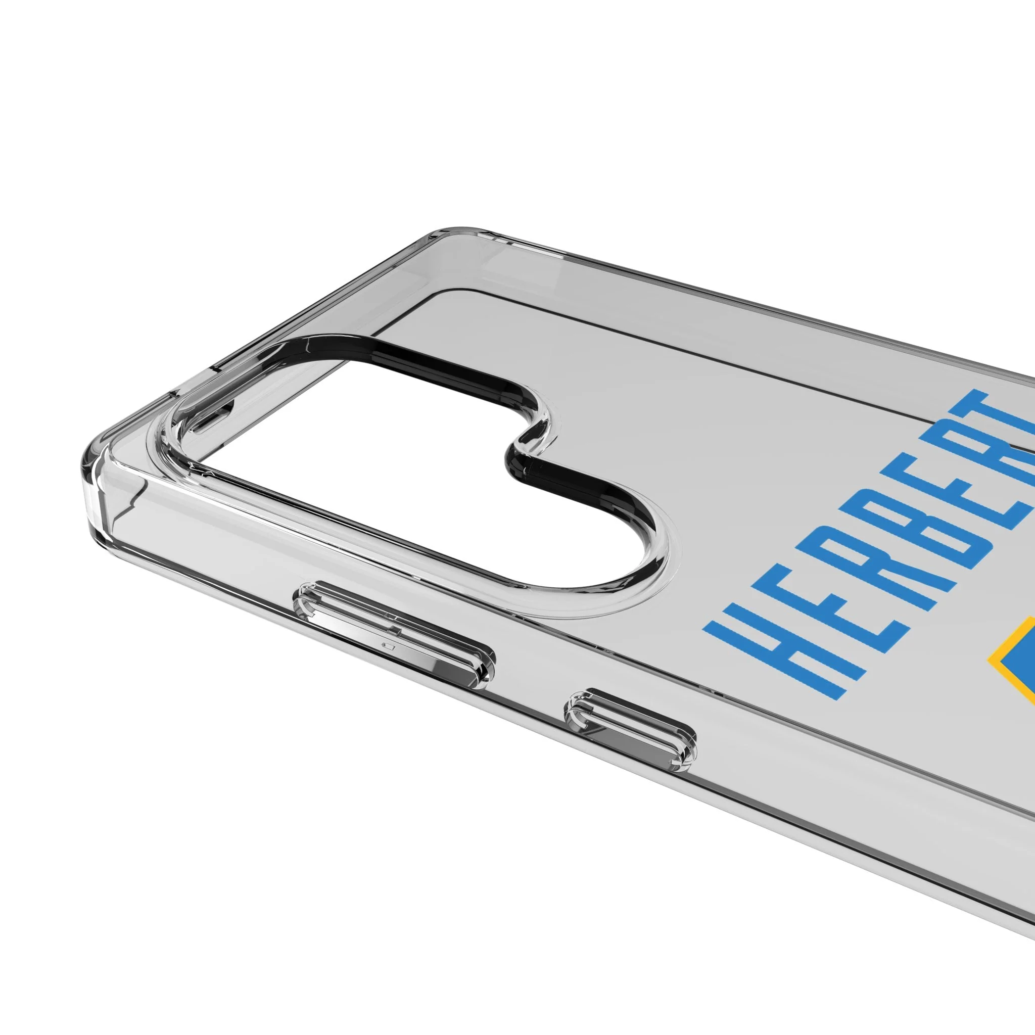 Justin Herbert Los Angeles Chargers 10 Game Tactic Clear Phone Case for Samsung Galaxy - Image 3