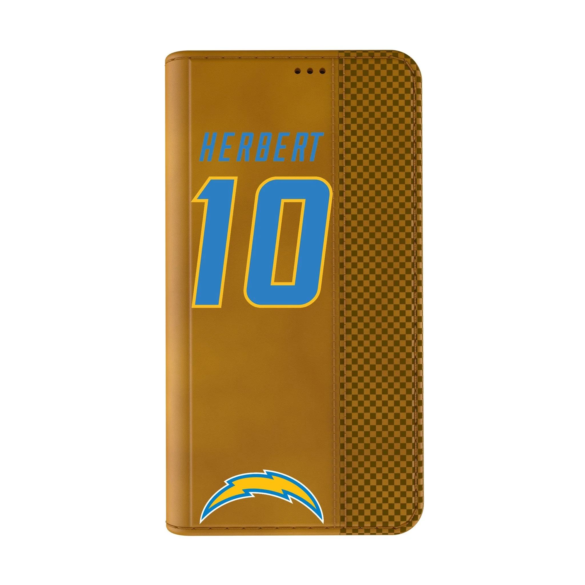 Justin Herbert Los Angeles Chargers 10 Game Tactic Folio Phone Case for Apple iPhone - Image 2
