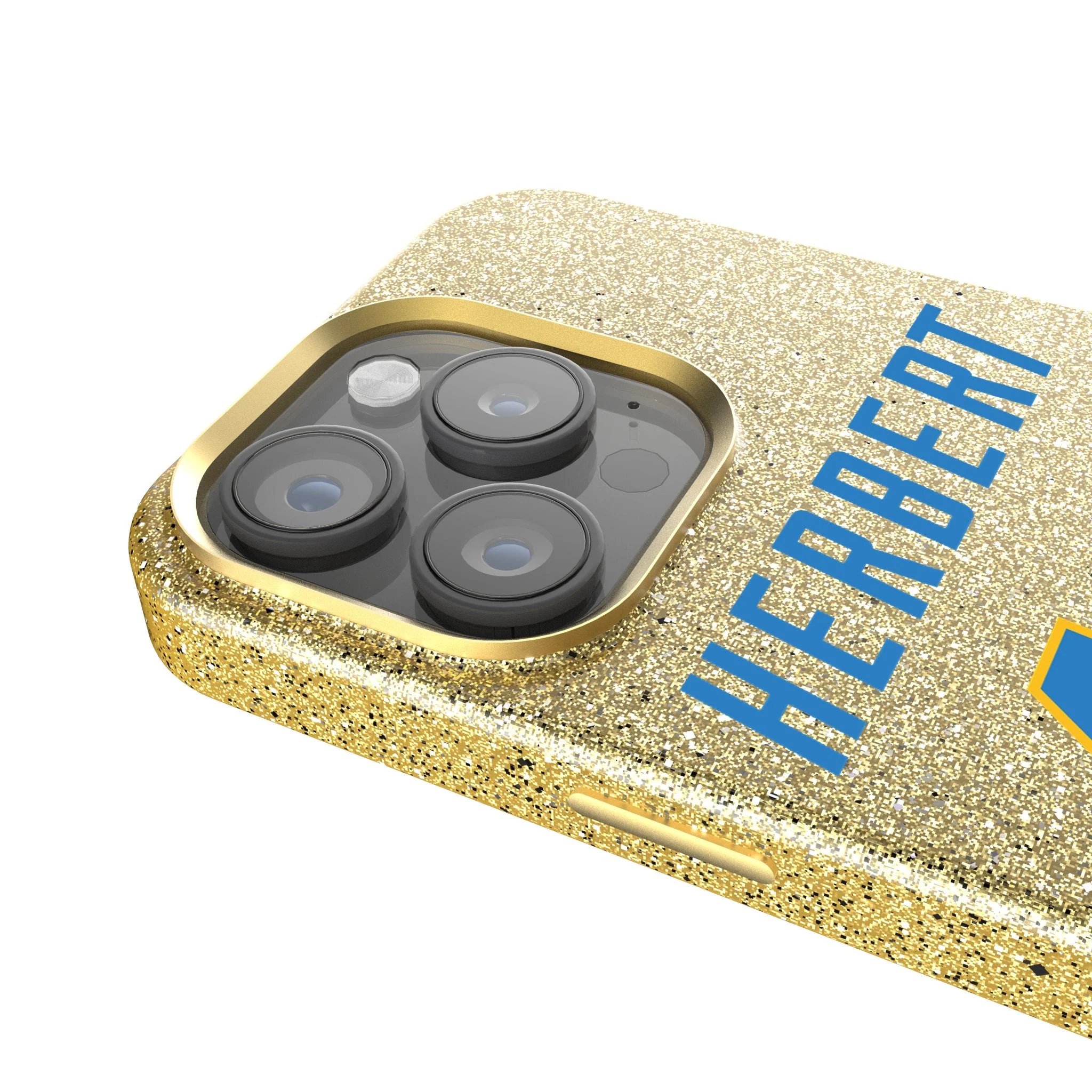 Justin Herbert Los Angeles Chargers 10 Ready Bling Phone Case - Image 4