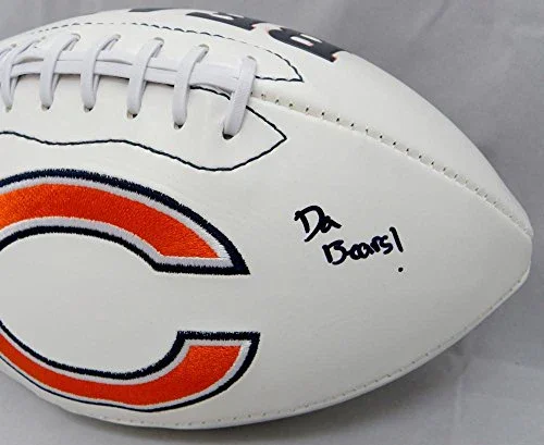 Ka'Deem Carey Autographed Chicago Bears Logo Football W/ Da Bears- JSA W Auth - Image 3