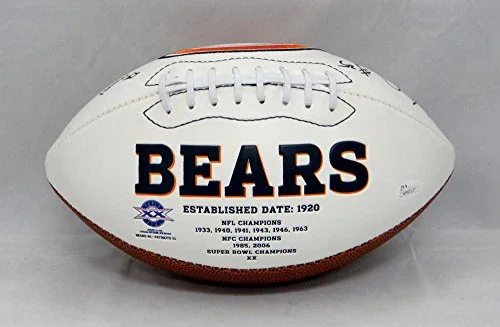Ka'Deem Carey Autographed Chicago Bears Logo Football W/ Da Bears- JSA W Auth - Image 4