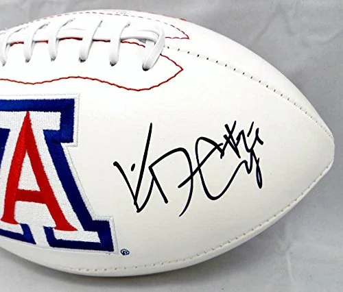 Ka'Deem Carey Bear Down Autographed Arizona Wildcats Logo Football- JSA W Auth - Image 2