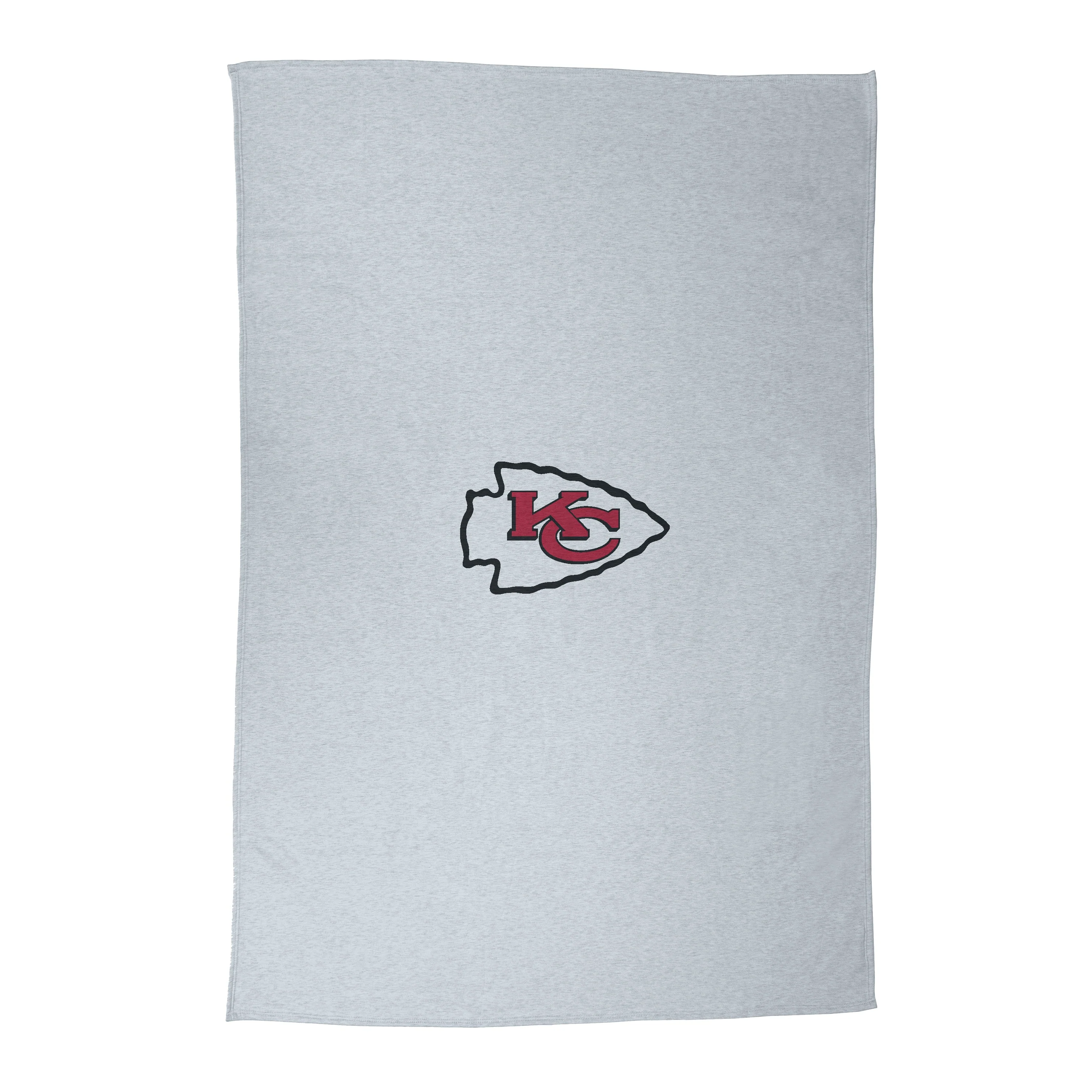 Kansas City Chiefs Athletic Gray Sublimated Sweatshirt Blanket