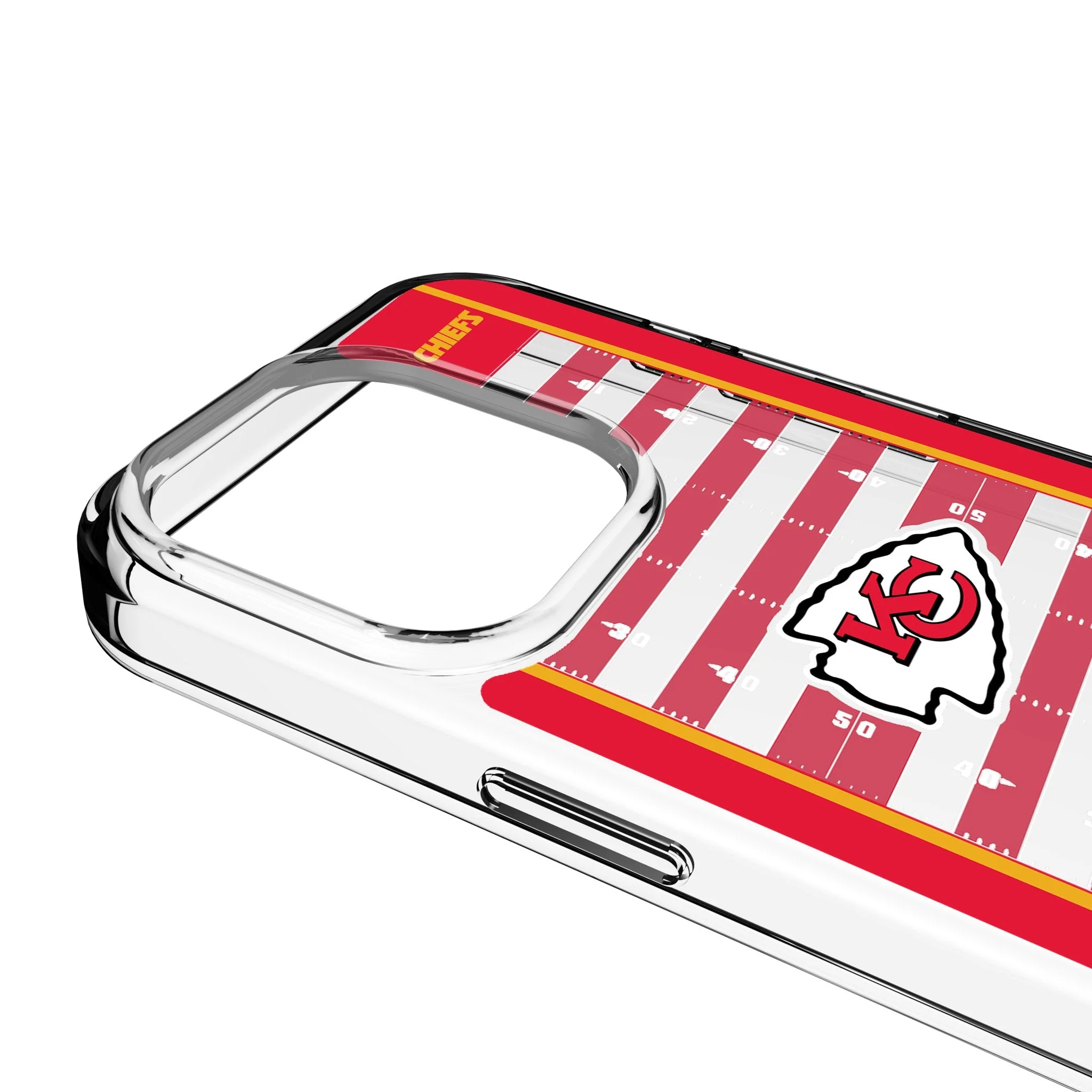 Kansas City Chiefs Field Clear Phone Case for Apple iPhone - Image 3