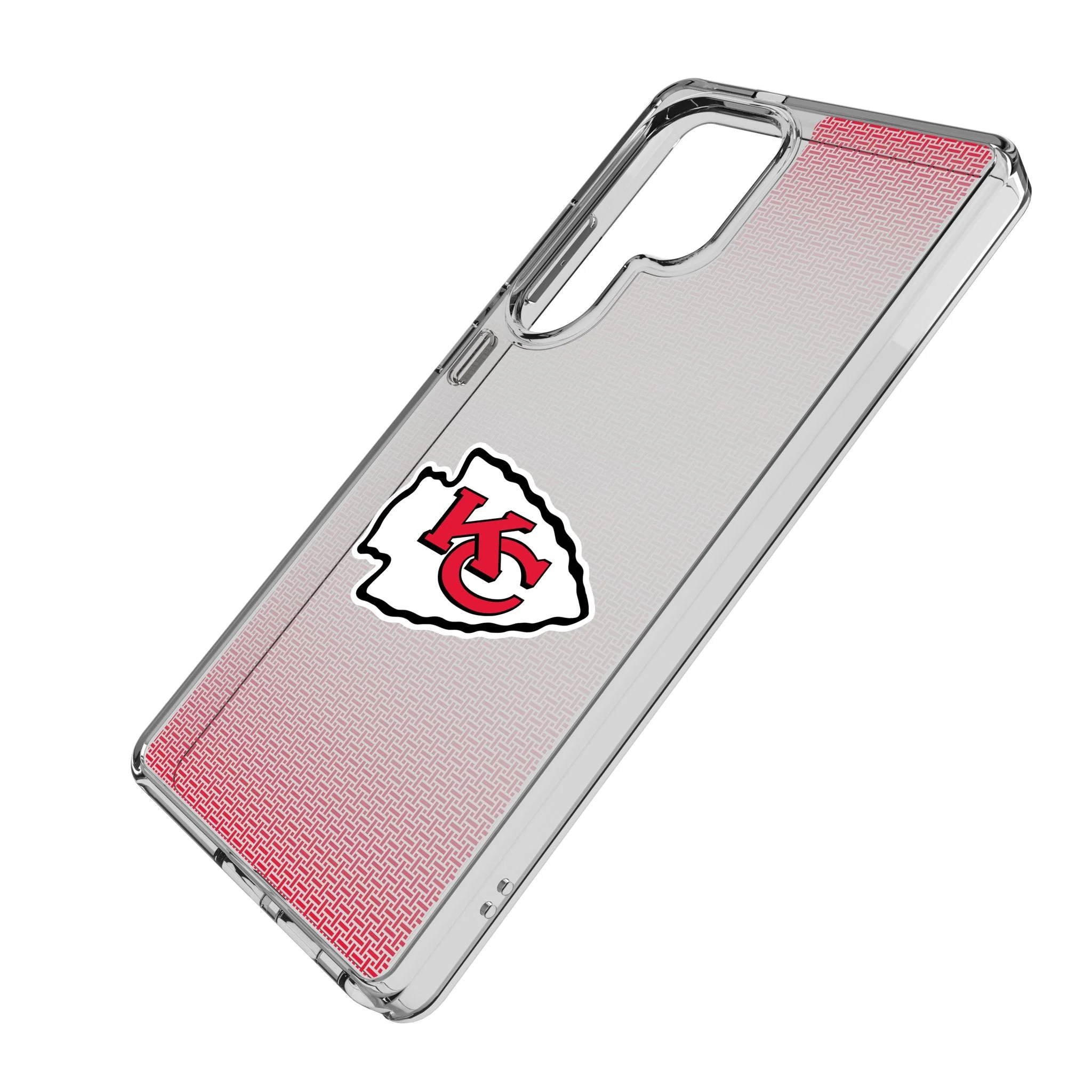 Kansas City Chiefs Linen Clear Phone Case for Samsung Galaxy - Image 2