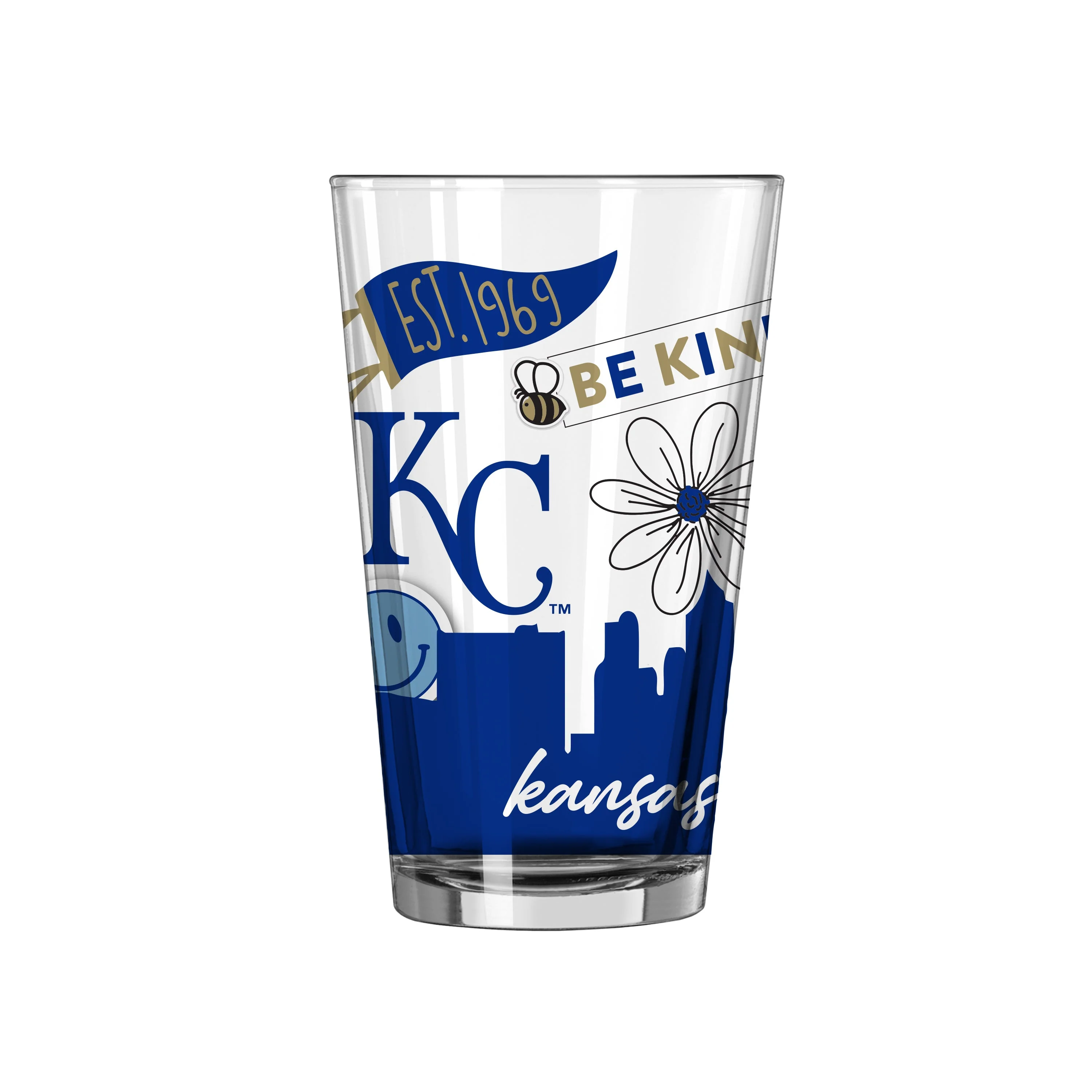 Kansas City Royals 16oz Native Pint Glass