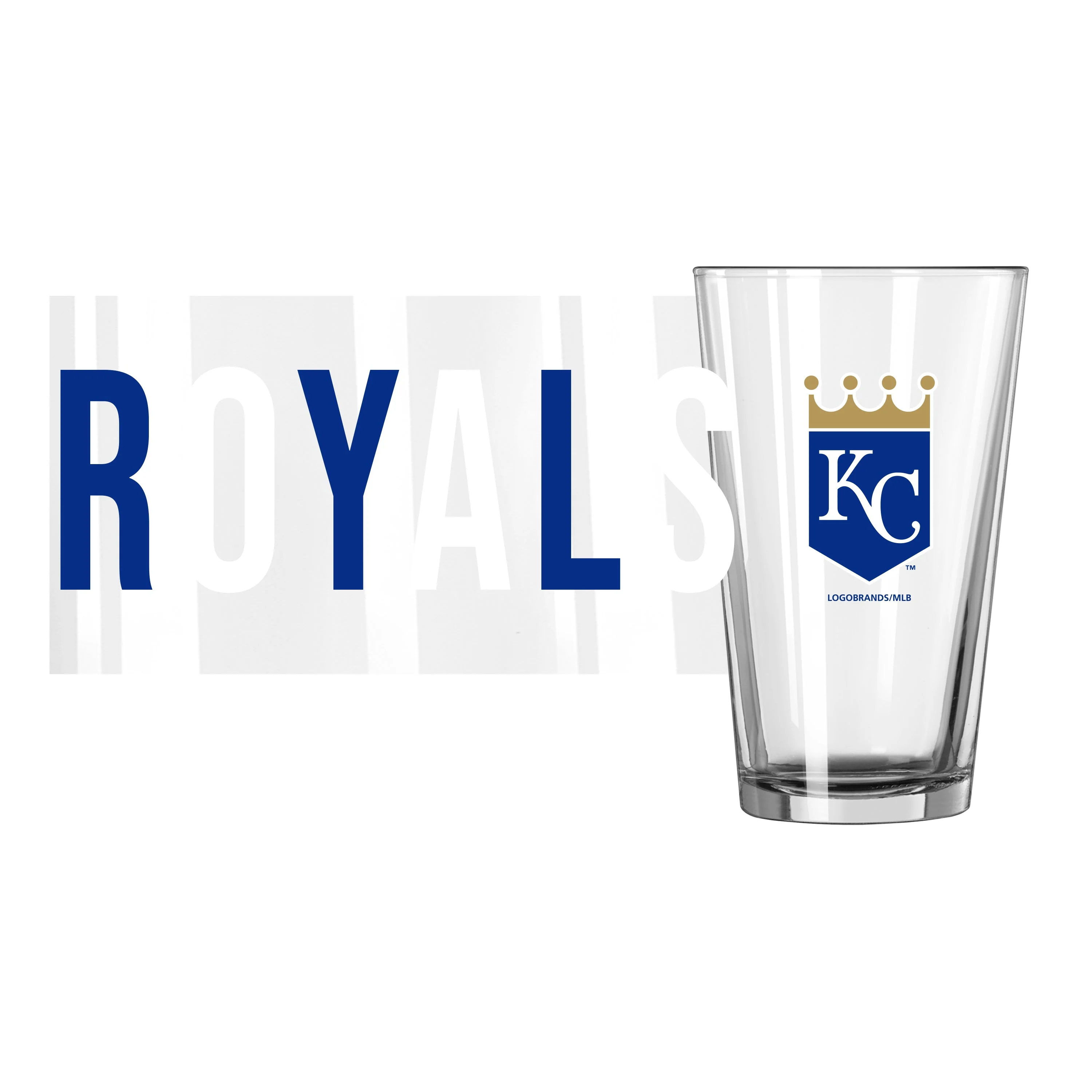 Kansas City Royals 16oz Overtime Pint Glass - Image 2