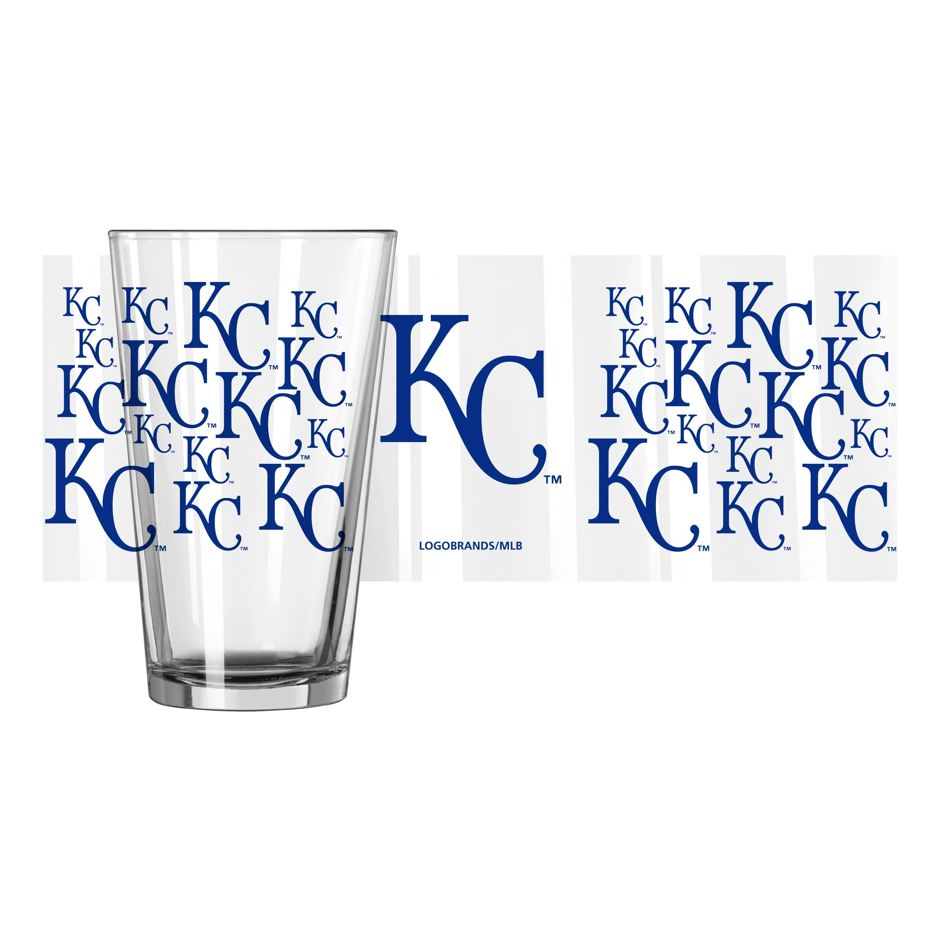Kansas City Royals 16oz Scatter Pint Glass - Image 2