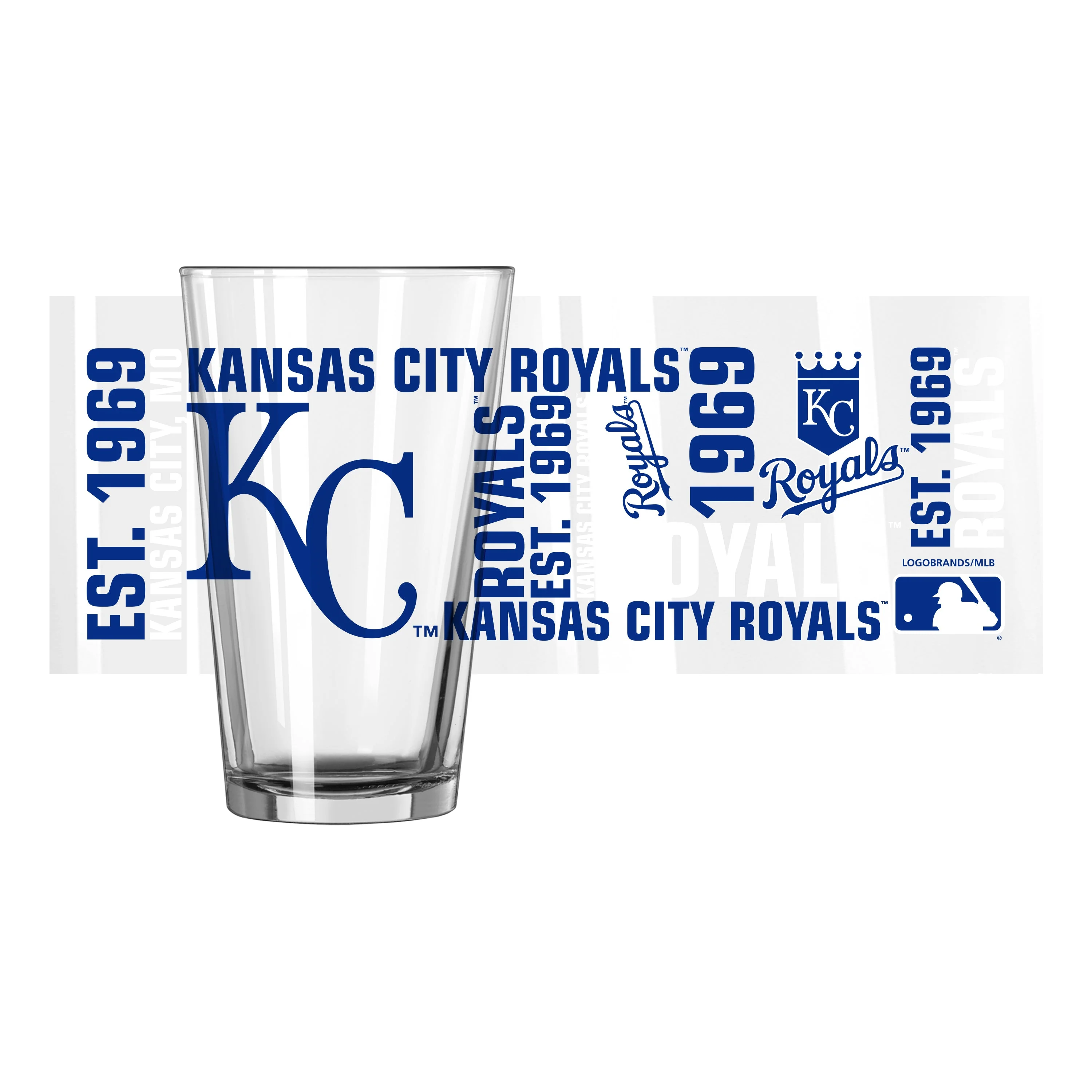 Kansas City Royals 16oz Spirit Pint Glass - Image 2