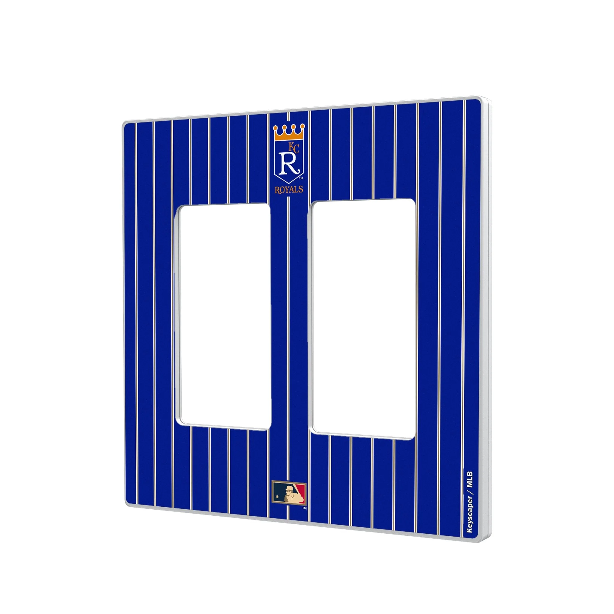 Kansas City Royals 1969-1978 - Cooperstown Collection Pinstripe Hidden-Screw Light Switch Plate - Image 4