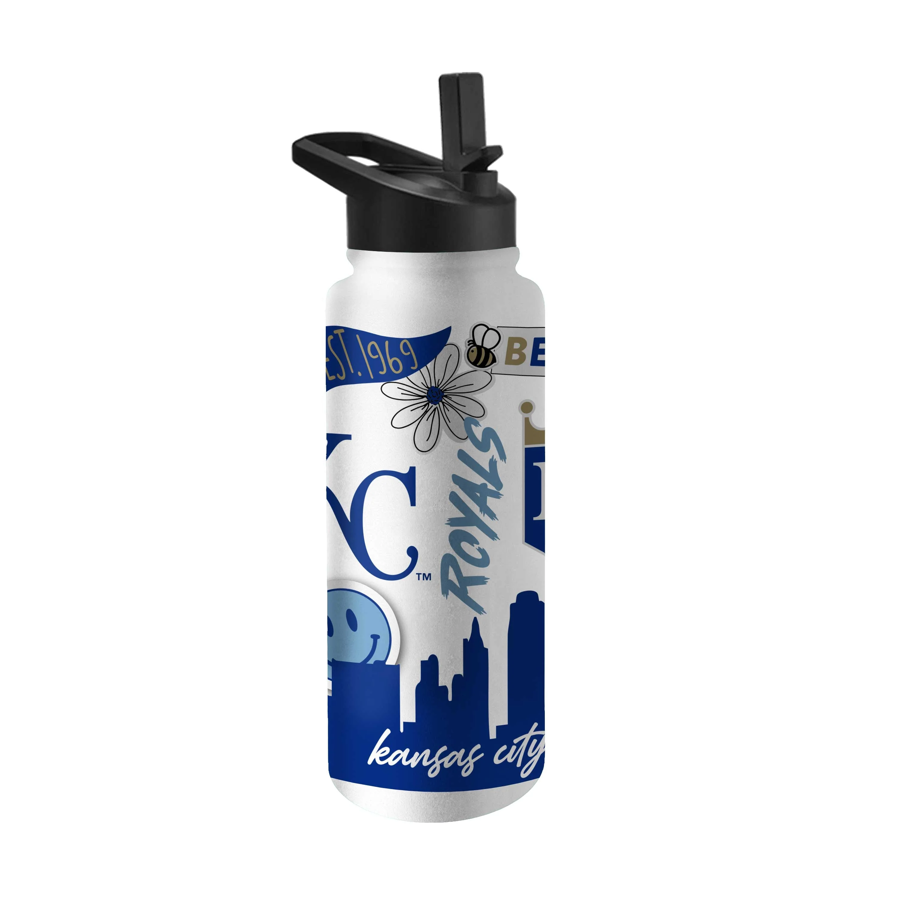 Kansas City Royals 34oz Native Quencher Bottle - Image 2