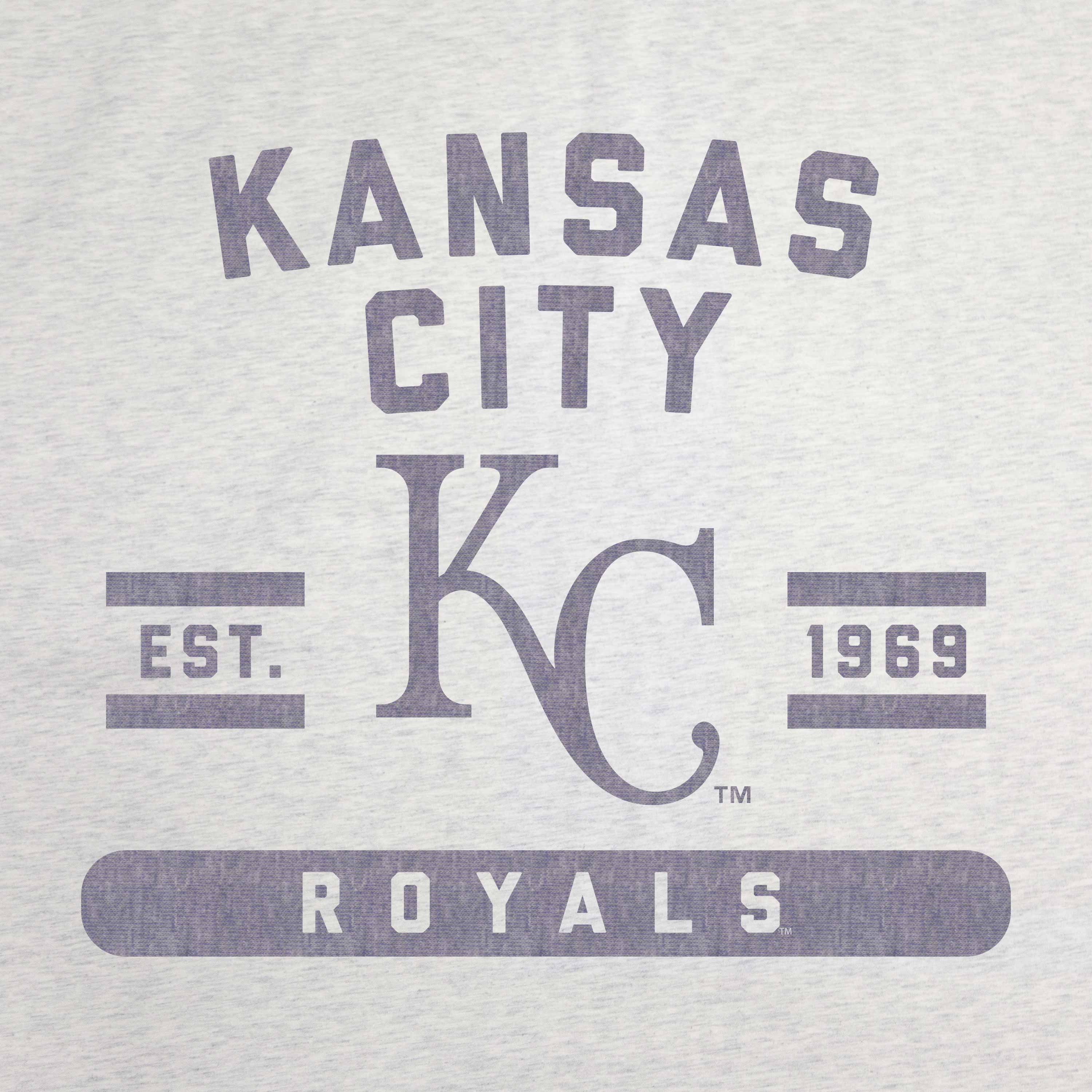 Kansas City Royals Oatmeal Sweatshirt Blanket - Image 2