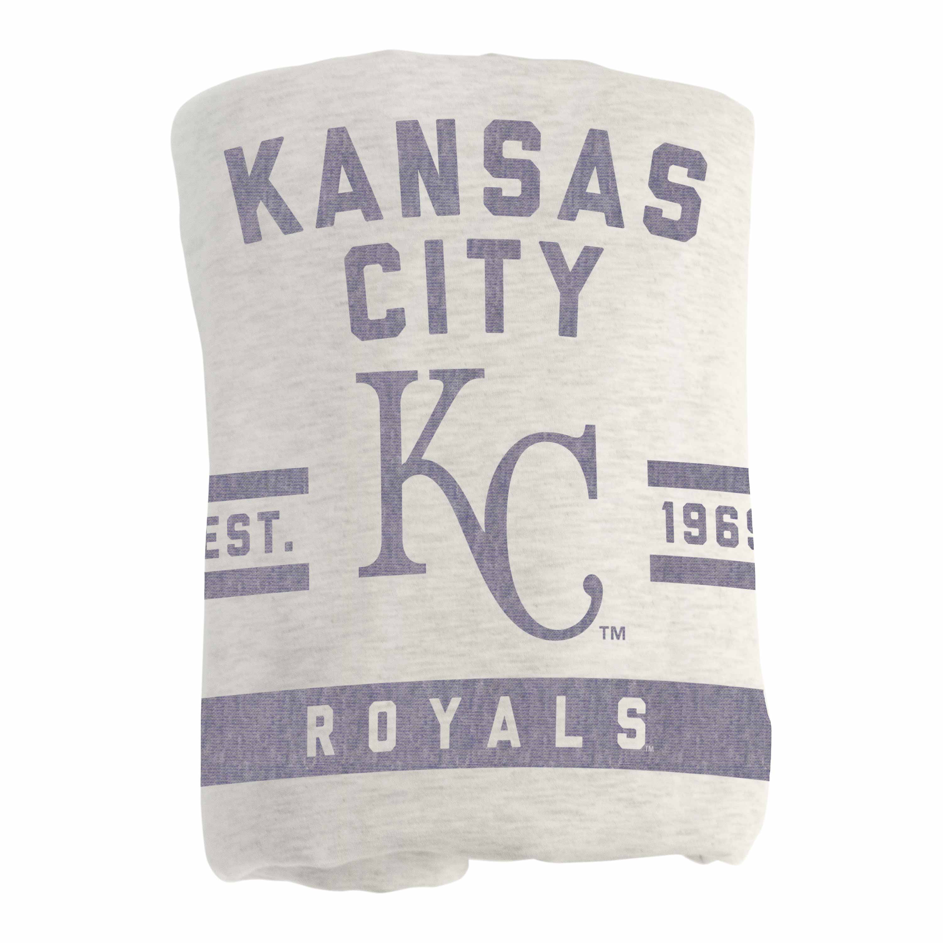 Kansas City Royals Oatmeal Sweatshirt Blanket - Image 3