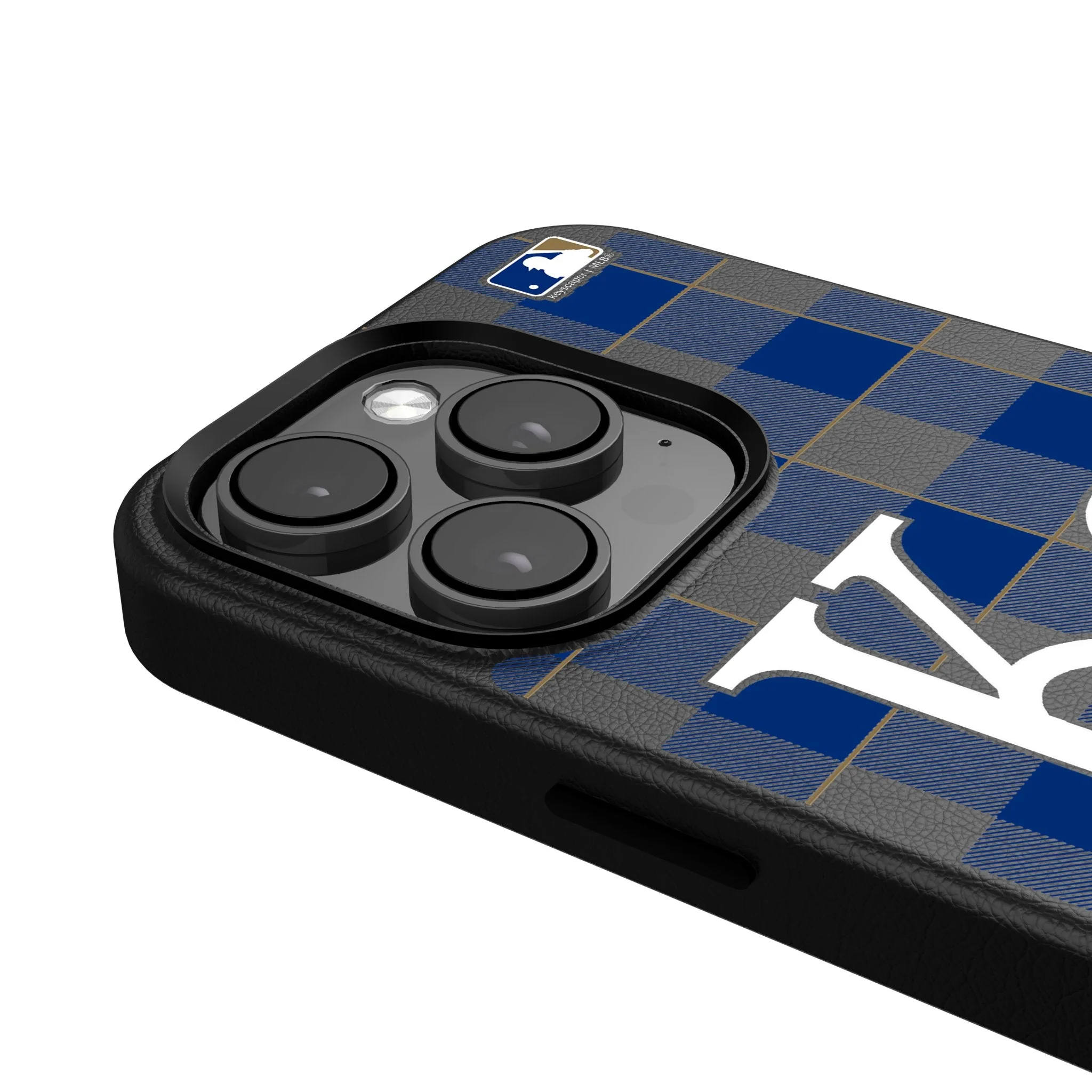 Kansas City Royals Plaid MagSafe Compatible Phone Case for Apple iPhone - Image 4