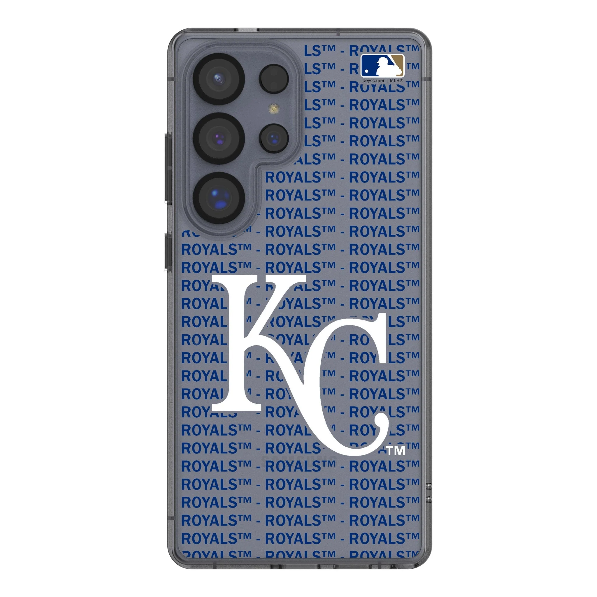 Kansas City Royals Text Backdrop Clear Phone Case for Samsung Galaxy