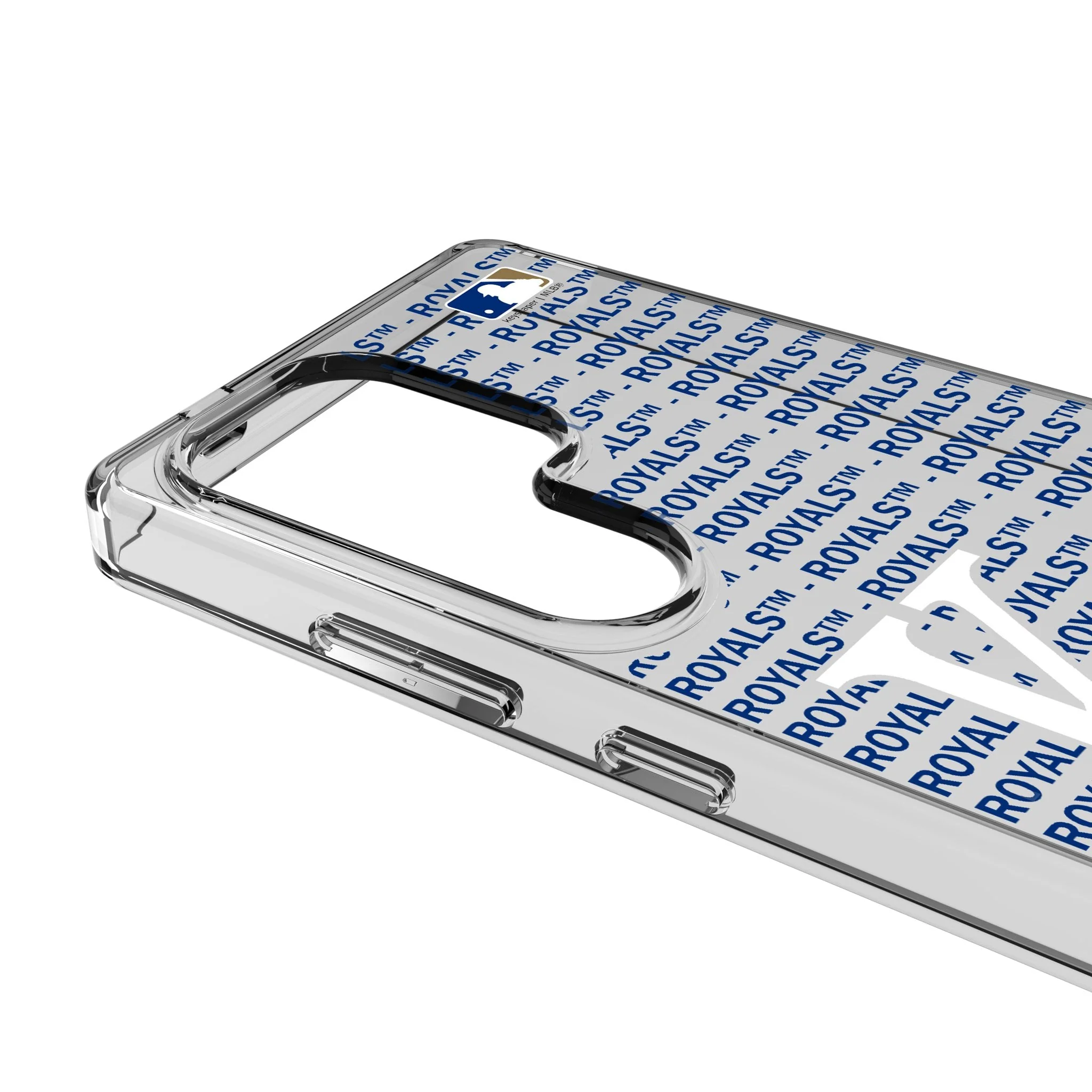Kansas City Royals Text Backdrop Clear Phone Case for Samsung Galaxy - Image 3