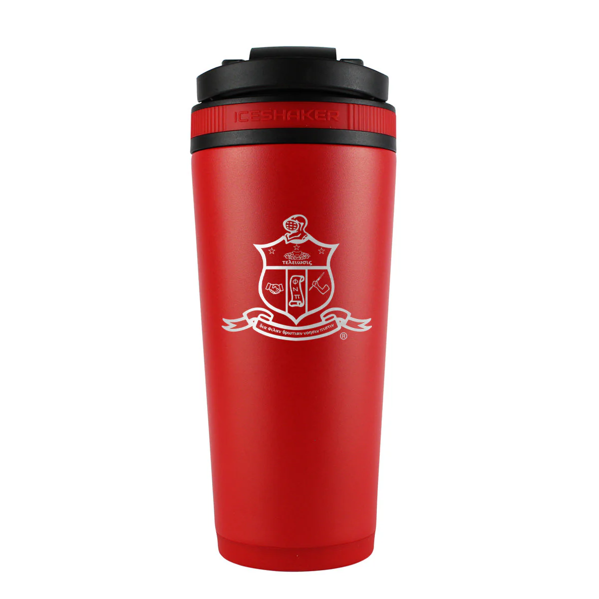 Kappa Alpha Psi Coat of Arms Custom 26oz Ice Shaker - Image 2
