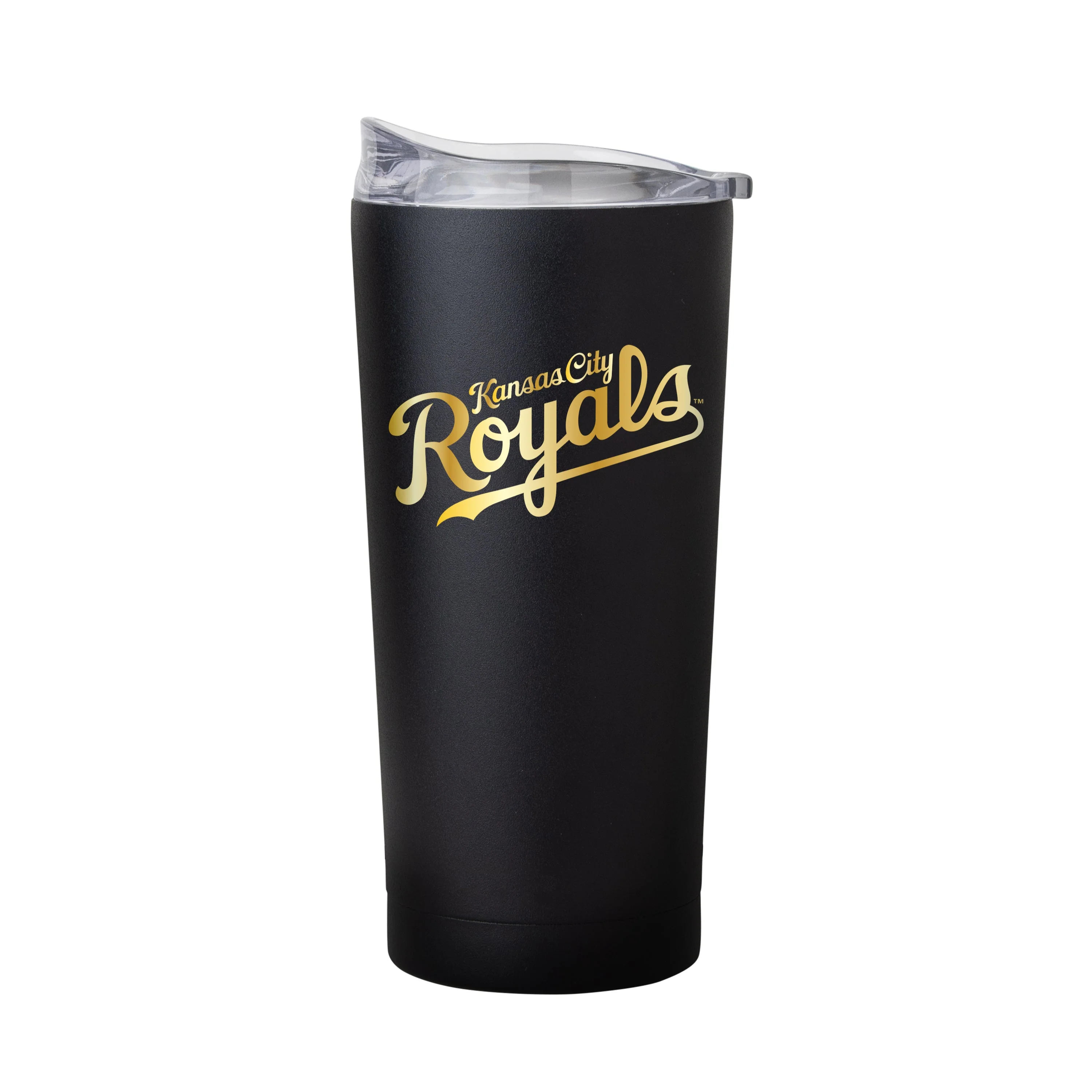 KC Royals 20oz Foil Black Powder Coat Tumbler - Image 2