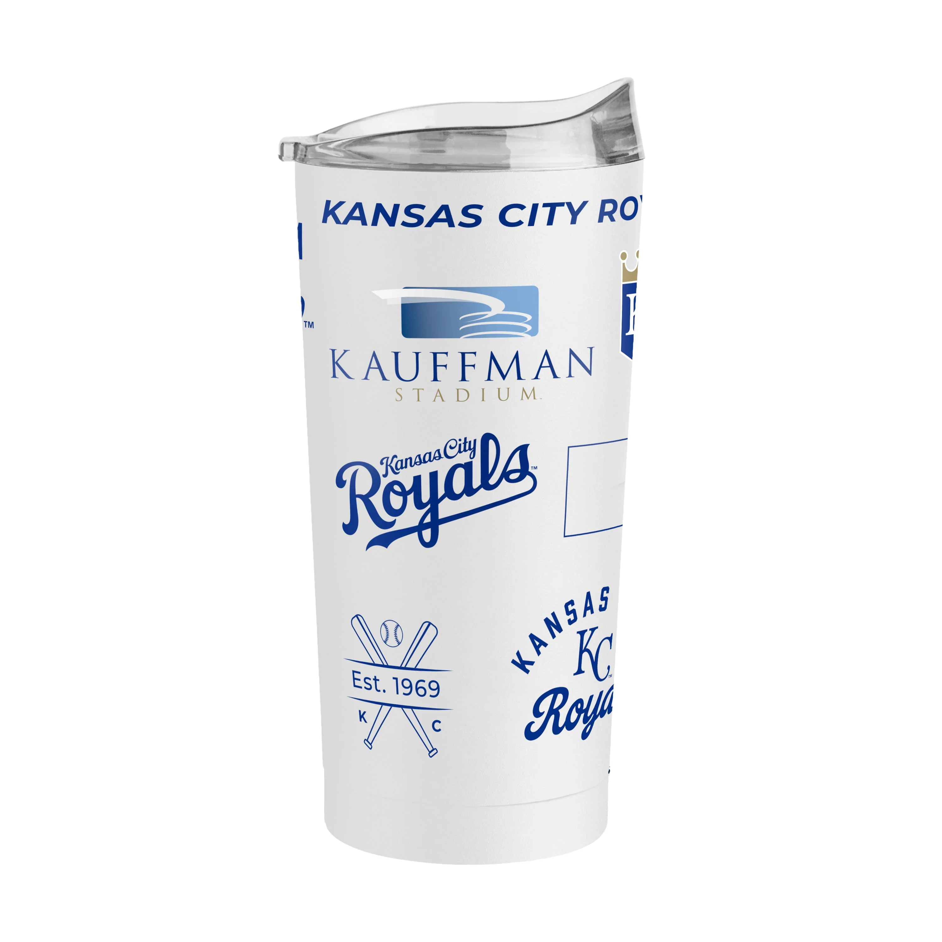 KC Royals 20oz Heritage Threds Powder Coat Tumbler - Image 2