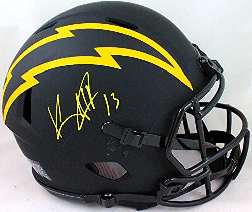 Keenan Allen Autographed LA Chargers Authentic Eclipse Speed F/S Helmet -Beckett W Yellow