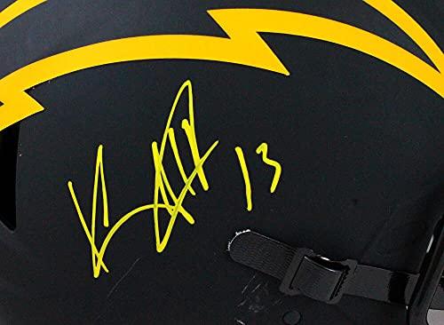 Keenan Allen Autographed LA Chargers Authentic Eclipse Speed F/S Helmet -Beckett W Yellow - Image 5