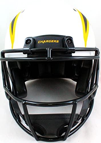 Keenan Allen Autographed LA Chargers Authentic Lunar F/S Helmet-Beckett W Blue - Image 4