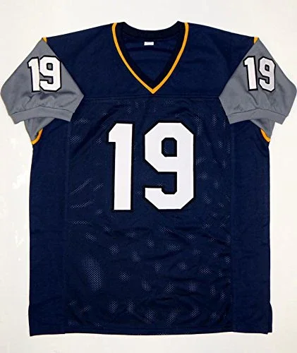 Keenan Reynolds Autographed Navy Blue College Style Jersey- JSA Witnessed Auth - Image 4