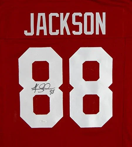 Keith Jackson Autographed Maroon College Style Jersey- JSA Witness Auth - Image 2