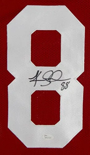 Keith Jackson Autographed Maroon College Style Jersey- JSA Witness Auth - Image 3