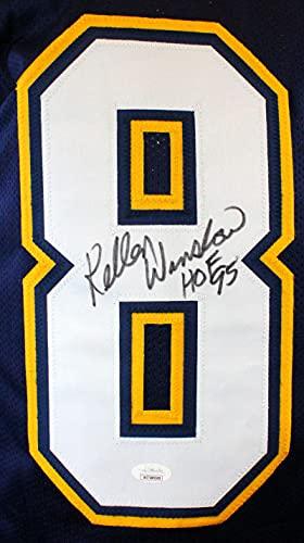 Kellen Winslow Autographed Blue Pro Style Jersey w/HOF - JSA W Auth 8 - Image 3