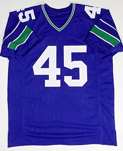 Kenny Easley Autographed Blue Pro Style Jersey W/HOF - JSA W Auth *5 - Image 2