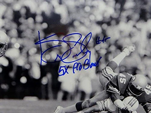 Kenny Easley Autographed Seahawks 16x20 BW Photo W/ 5X Pro Bowl- JSA W Auth - Image 2