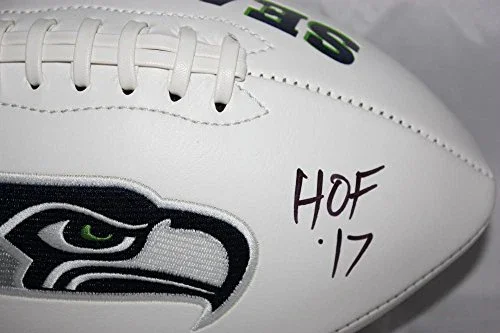 Kenny Easley Autographed Seattle Seahawks HOF 17 Logo Football- JSA Witness Auth - Image 3