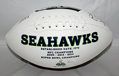 Kenny Easley Autographed Seattle Seahawks HOF 17 Logo Football- JSA Witness Auth - Image 4
