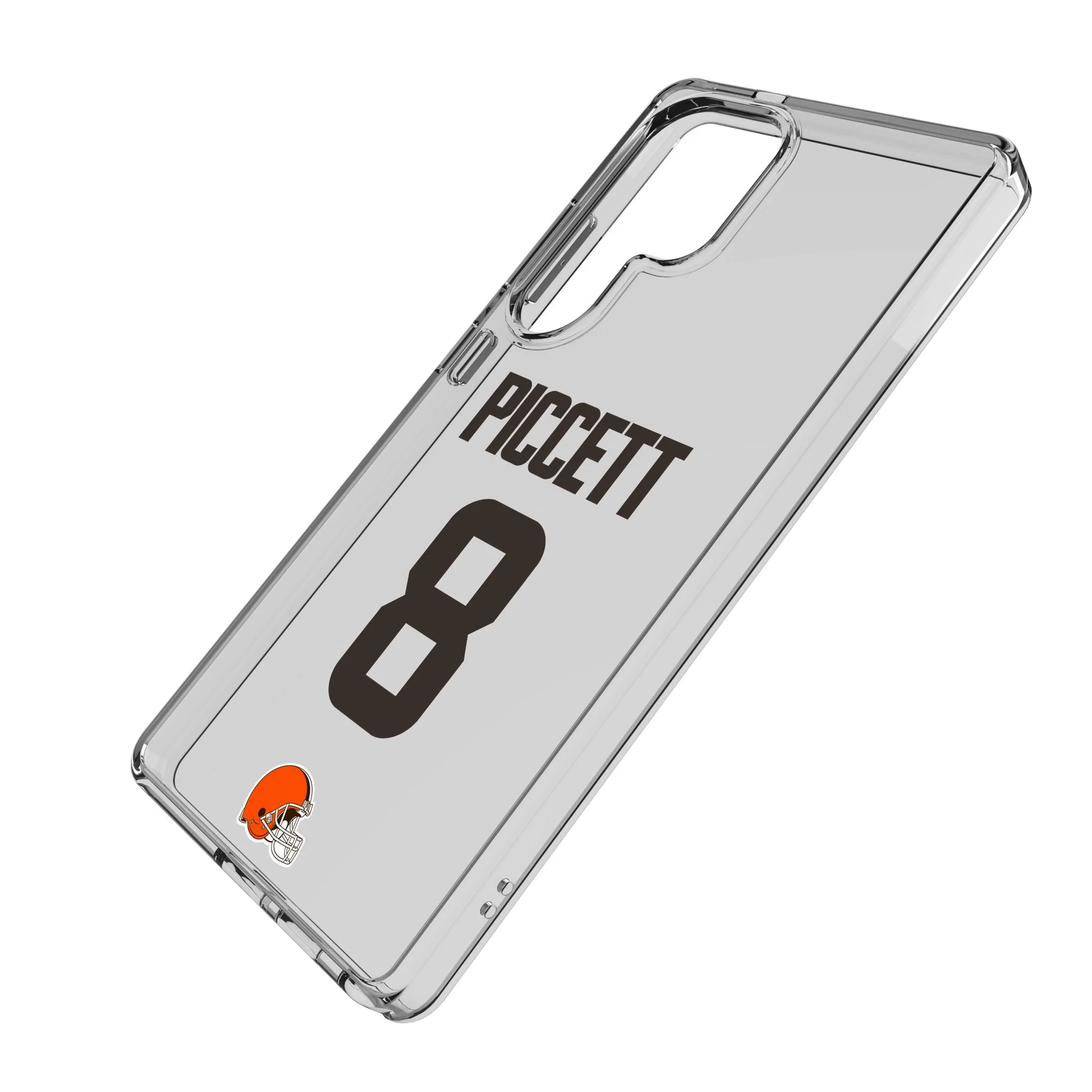Kenny Pickett Cleveland Browns 8 Game Tactic Clear Phone Case for Samsung Galaxy - Image 2