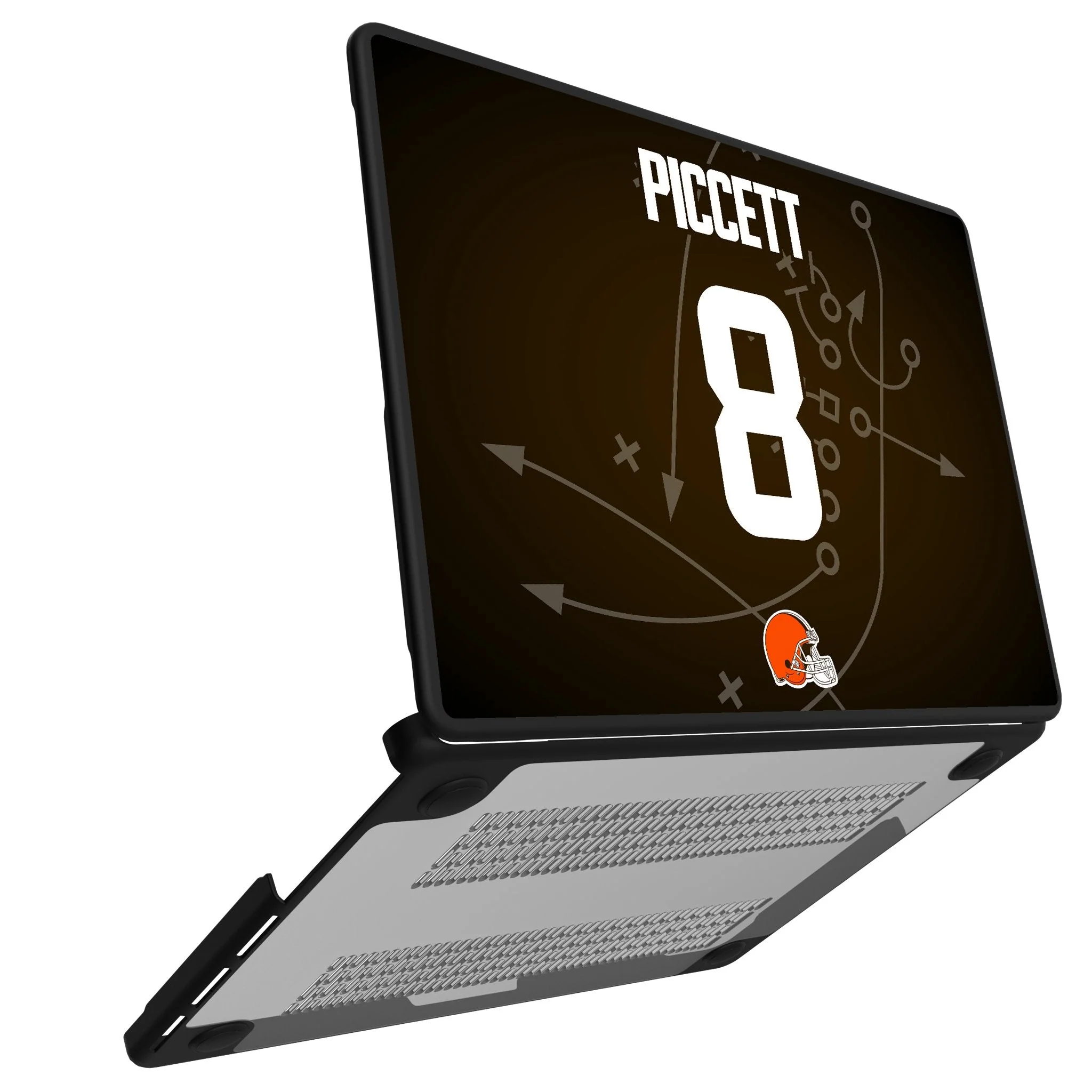 Kenny Pickett Cleveland Browns 8 Game Tactic Laptop Case for Apple MacBook - Image 2