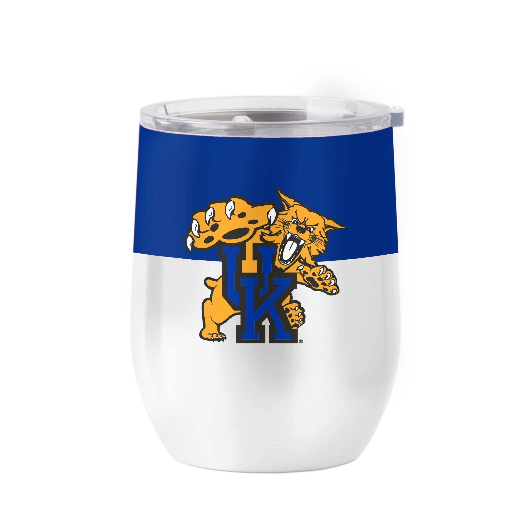 Kentucky 16oz Colorblock Stainless Curved Beverage