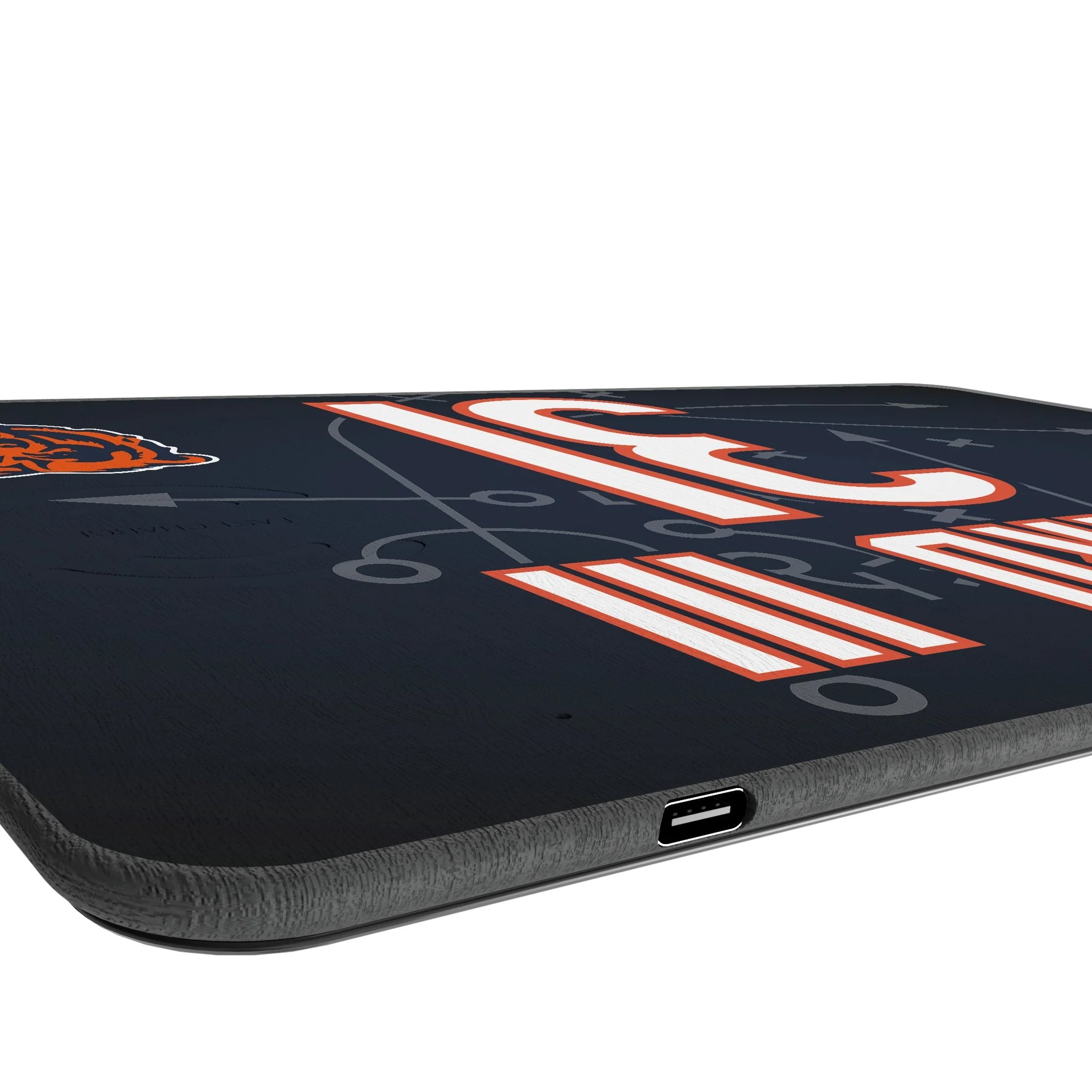 Kevin Byard III Chicago Bears 31 Game Tactic 15-Watt Wireless Charger and Mouse Pad - Image 3